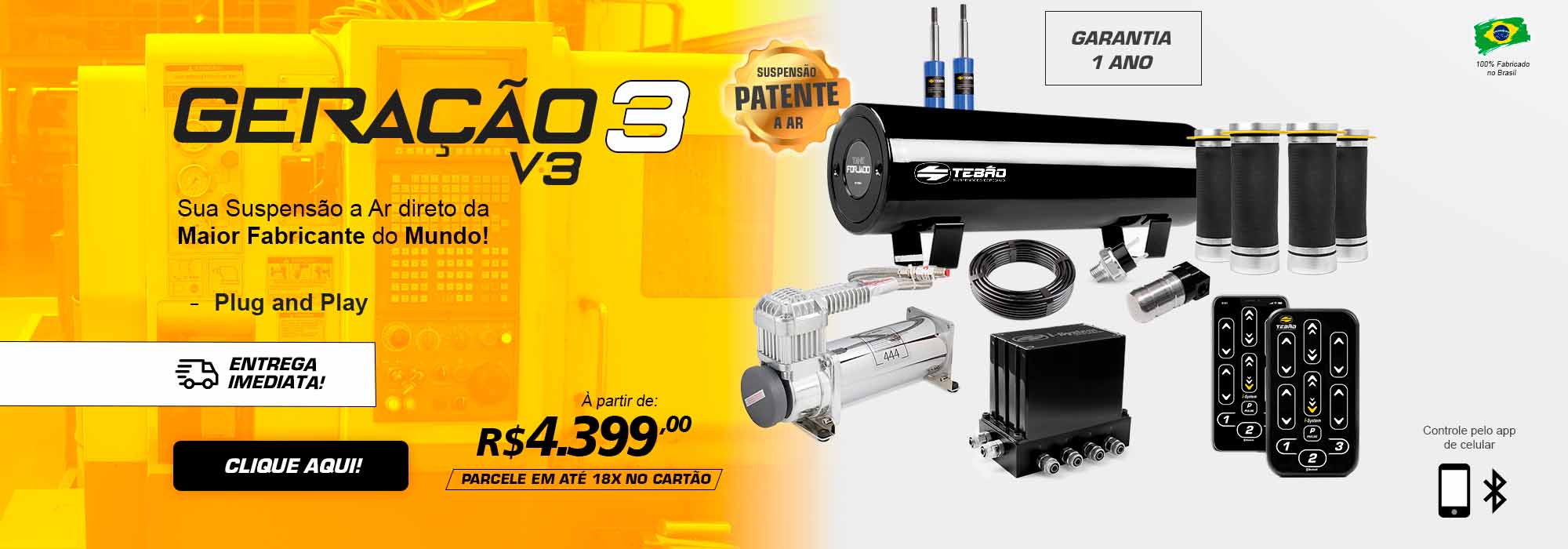 Suspensão a Ar Geração 3