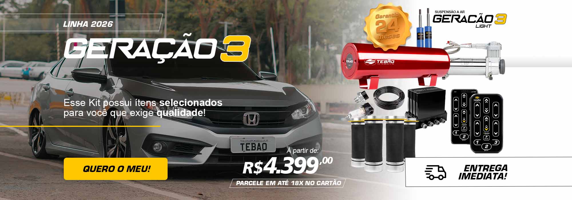 Suspensão a Ar Geração 3